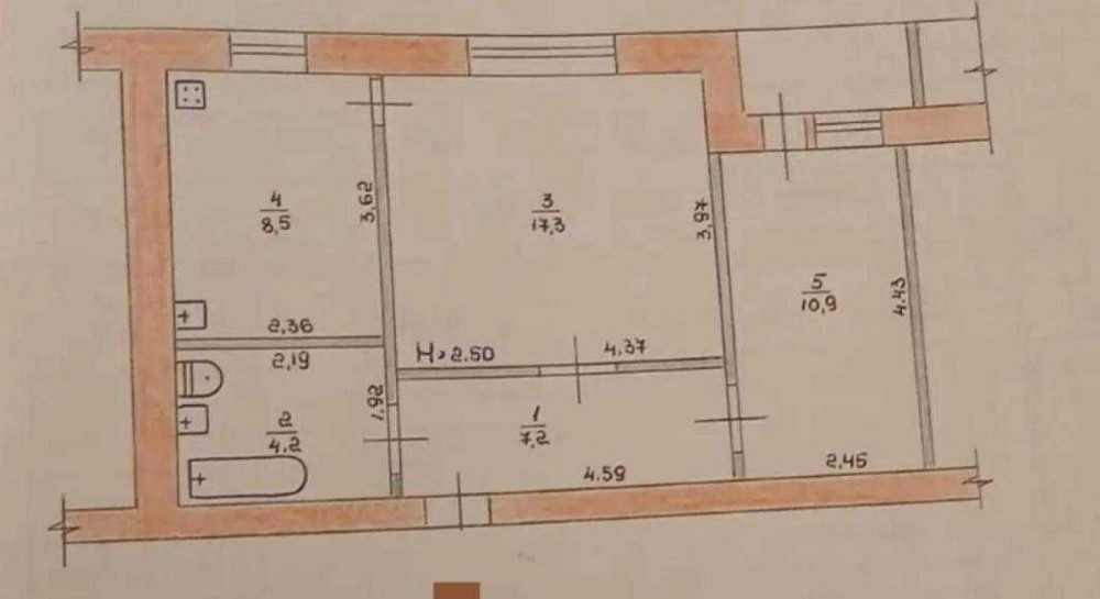 Продаж Квартира 2-кімнатна, 8/10 поверх на вул. Гоголівська Житомир - фото 10