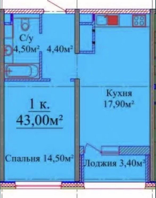 Однокомнатная квартира в престижном ЖК на ул. Жаботинского Одеса - фото 7