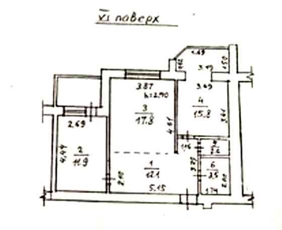 Продаж Квартира 2-кімнатна, 6/11 поверх на Костанди ул., 201 Одеса