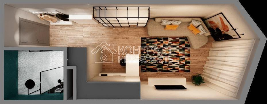 Продаж Квартира 1-кімнатна, 4/12 поверх на вул. Серпова Харків - фото 3