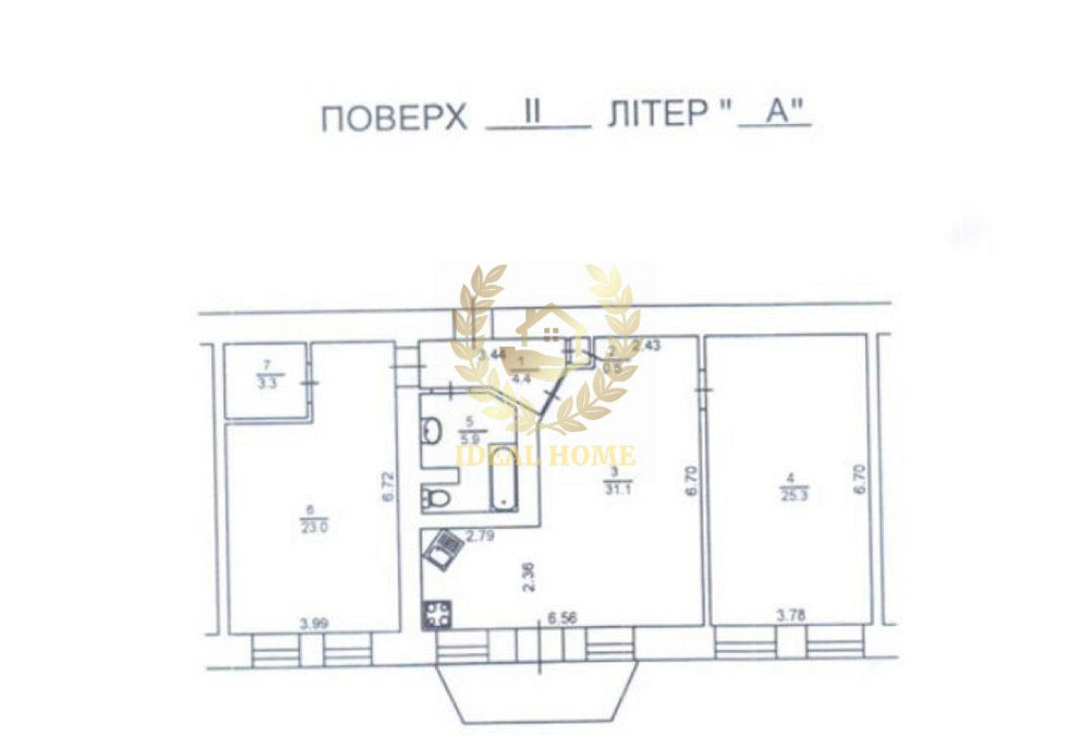 Продаж Квартира 3-кімнатна, 2/4 поверх на Михайловская ул., 18А Kiev - photo 3