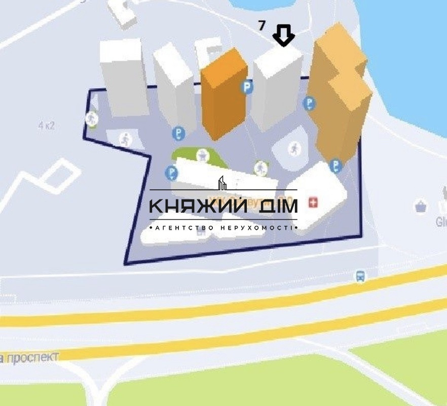 Продаж 2 кімнатної квартири по вул. Зарічна 7 корпус 3 ЖК Славутич 2.0 21143494 Київ - фото 2
