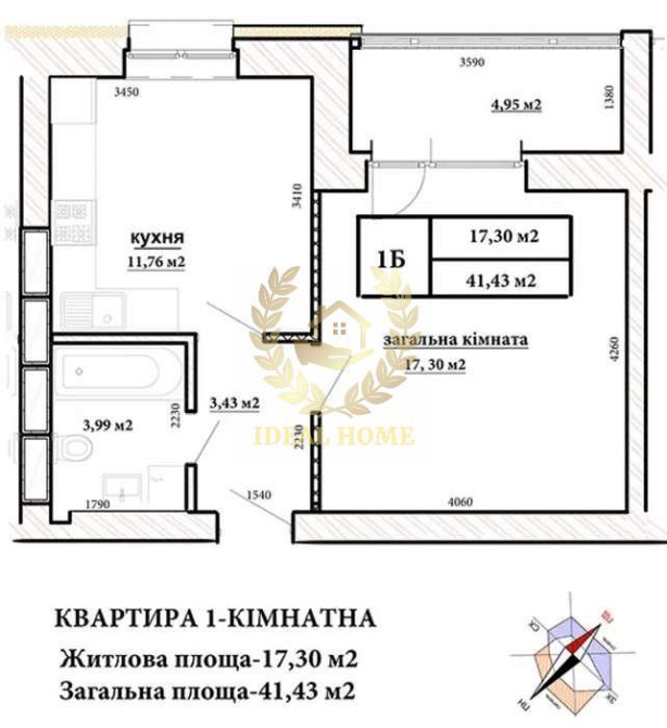 Продаж Квартира 1-кімнатна, 10/10 поверх на Машиностроителей ул., 14  - фото 5