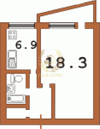 Продаж 1 к. квартири, м. Героїв Дніпра Kiev