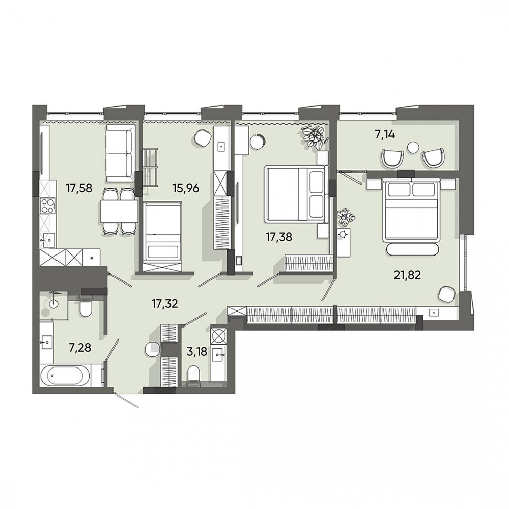 Продаж 3к Квартира 107.65 кв.м Стрийська вул. Львів - фото 2