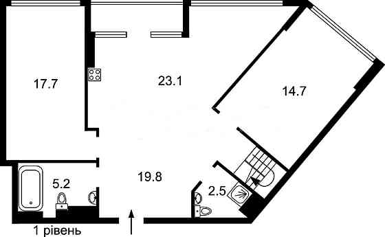 Продаж Квартира 3-кімнатна, 12/13 поверх на Фортечний тупик вул., д. 7в Киев
