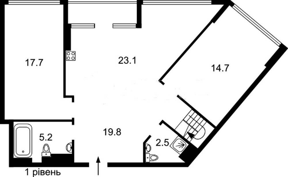 Продаж Квартира 3-кімнатна, 12/13 поверх на Фортечний тупик вул., д. 7в Київ - фото 2