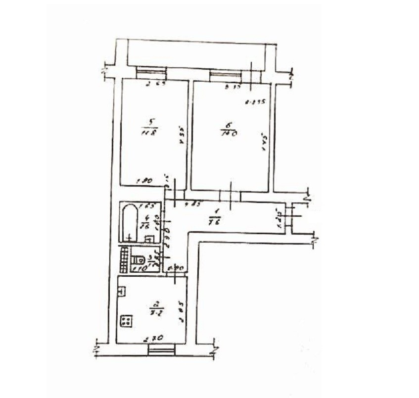 Продам 2-комнатную квартиру в кирпичном доме, Бугаёвская / Михаила Грушевского Одеса - фото 2