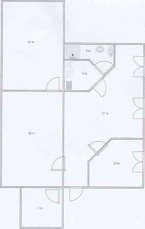 Оренда офісне приміщення на улица Грушевского Михаила, д.34 приміщень - 5, поверх - 1/7 Киев