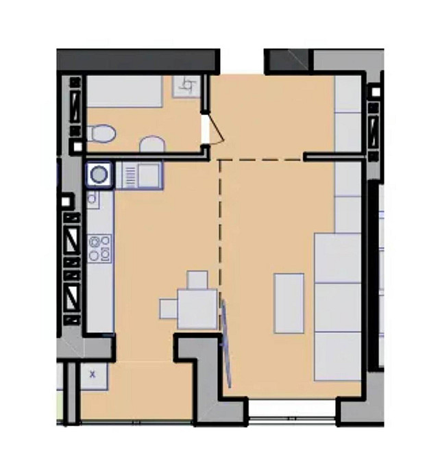 Продаж Квартира 1-кімнатна, 8/10 поверх на Чорновола, 155 Івано-Франківськ - фото 7