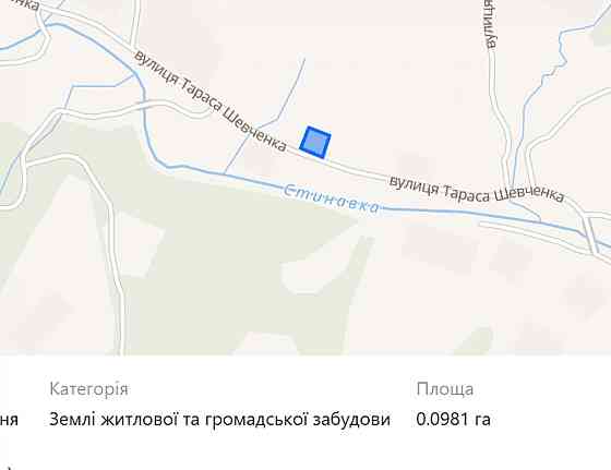 Продаж земельної ділянки 10 соток Urych