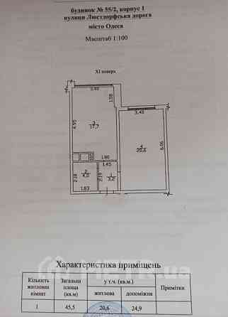 Продаж Квартира 1-кімнатна, 11/25 поверх на Старая Люстдорфская дорога, 55/2 Odessa