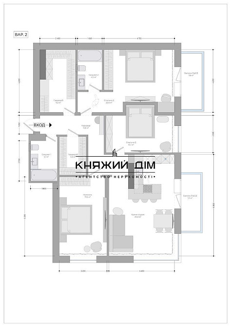 Продається 3-Х Кімнатна квартира ЖК ФРАНЦУЗЬКИЙ КВАРТАЛ 2 Київ - фото 9