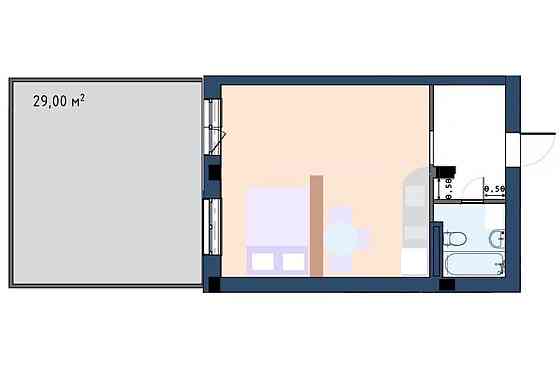 1-кімнатна, Академіка Вільямса вул. (Степана Рудницького), 4г, Голосіївський Kiev