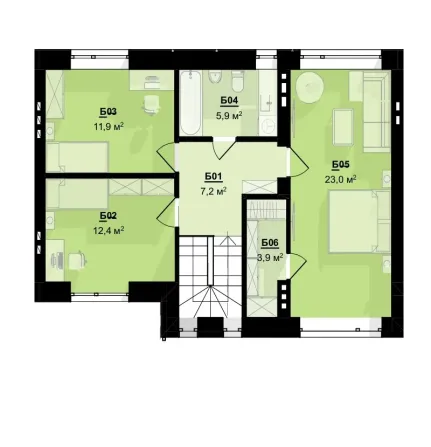 Продаж 2-поверховий Таунхаус з ділянкою 1.6 сот 127 кв.м 4 кімн. на ЖК Central Town Івано-Франківськ - фото 10