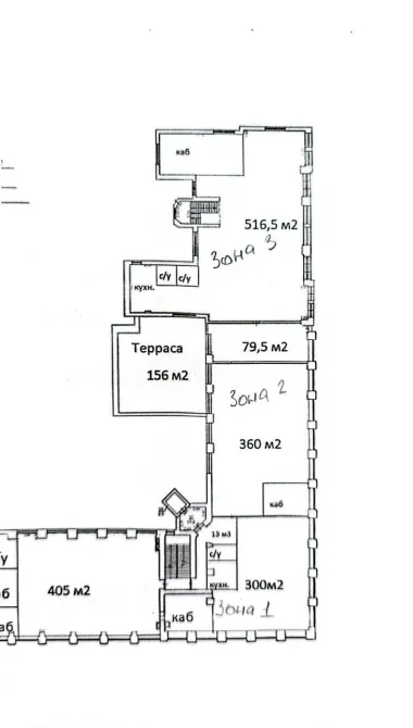 Здається Офісні приміщення площа 1581 кв.м 4-й поверх Дніпро Фабрика Дніпро - фото 3