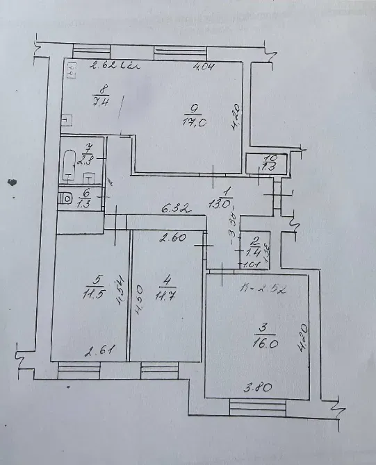 For sale 3-room Apartment 85 sq.m  Poltava - photo 16