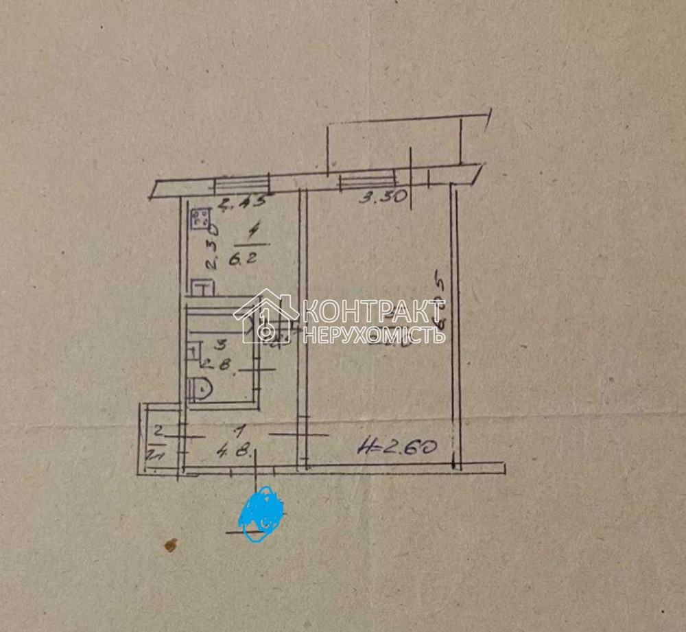 Продаж Квартира 1-кімнатна, 4/9 поверх на вул. Архітекторів Харків - фото 9