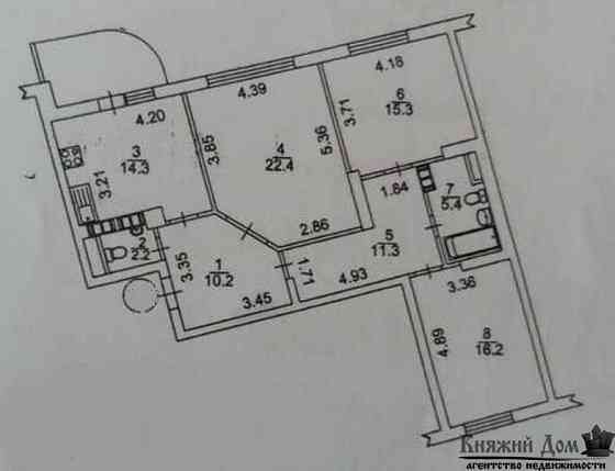 Просторная, видовая 3-х к. кв. на Позняках. Код объекта № 2161987 Київ