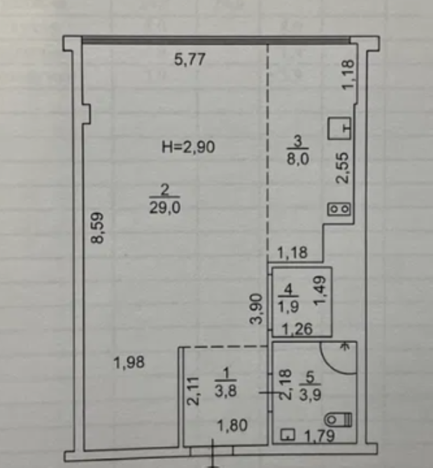 Продам 1-к. кв., 46.6 м. кв., ЖК &quot;5 Перлина&quot; Одеса - фото 7