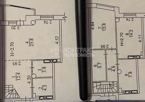 Продаж Квартира 3-кімнатна, 19/20 поверх на вул. Цілиноградська Kharkiv