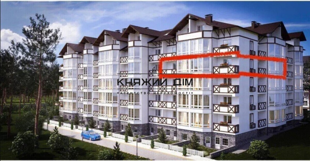 Продаж 3-х к. квартири в ЖК DESNA Residence Зазим'я. № 21145205 Zazym'Ya - photo 1