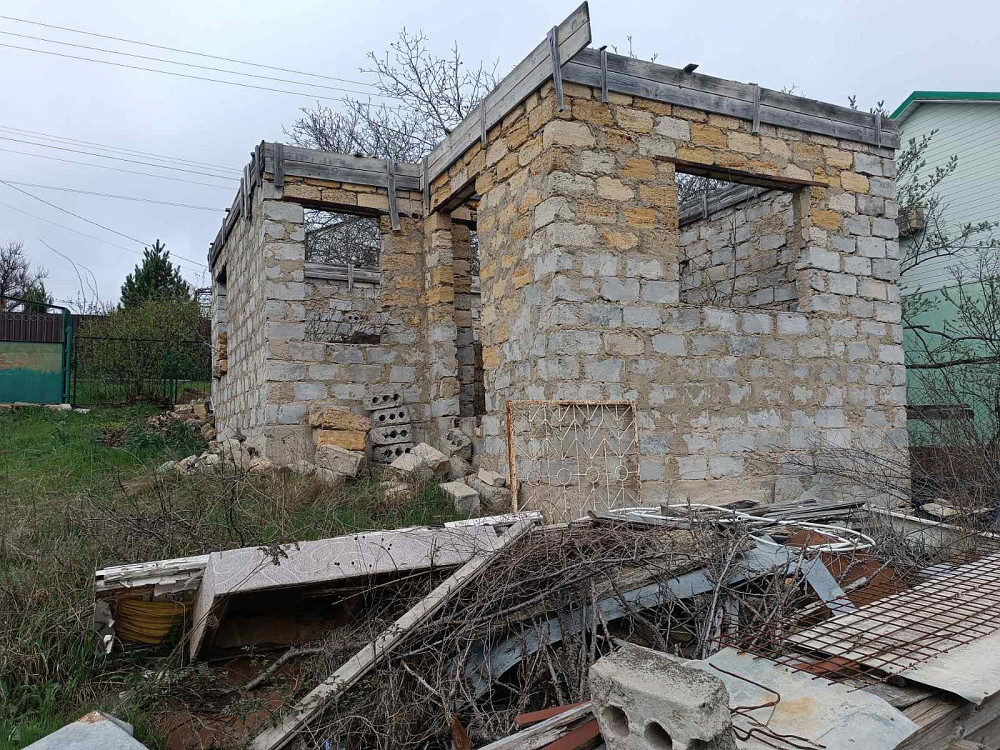 Продам недостроенный дом и земельный участок на берегу Хаджибеевского лимана (СМ "Отрадово", Болгарка) Одрадове - фото 1