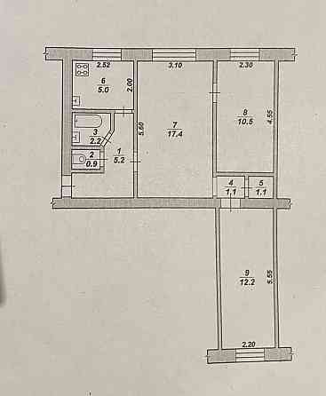 Продаж 3к Квартира 56 кв.м Київська 59 Zhytomyr