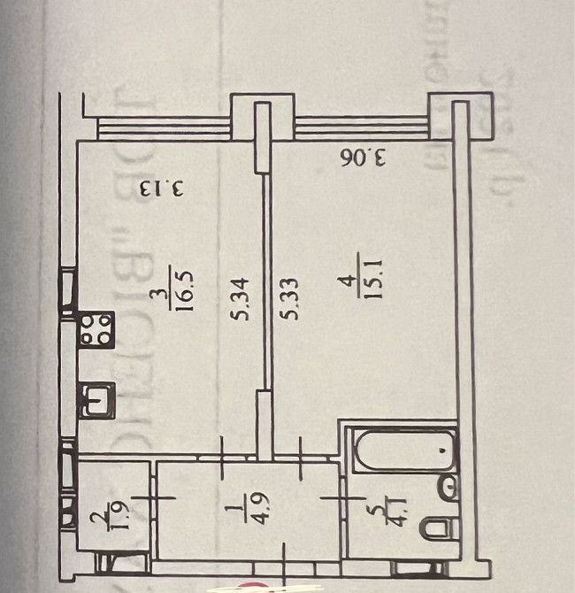 Продаж Квартира 1-кімнатна, 21/25 поверх на просп. Степана Бандери вул., д. 32д Kiev - photo 17