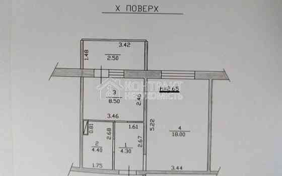 Продаж Квартира 1-кімнатна, 10/10 поверх на вул. Лопанська Kharkiv