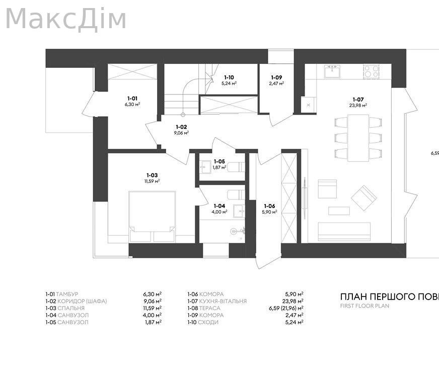 Продаж Будинок 6-кімнатний на вул. Лісова бічна Великі Гаї - фото 8
