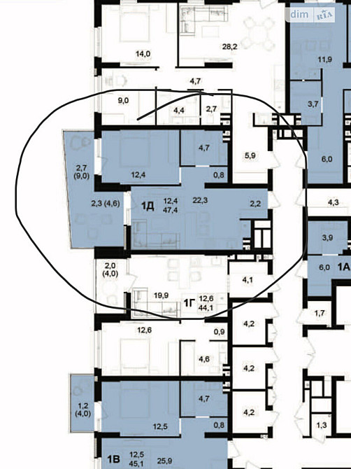 Продаж Квартира 1-кімнатна, 2/20 поверх на Першотравнева Vinnytsya - photo 2