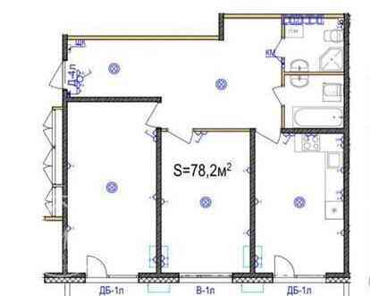 Продаж 2к Квартира 77.6 кв.м Зелена бічна, 101 Басовка