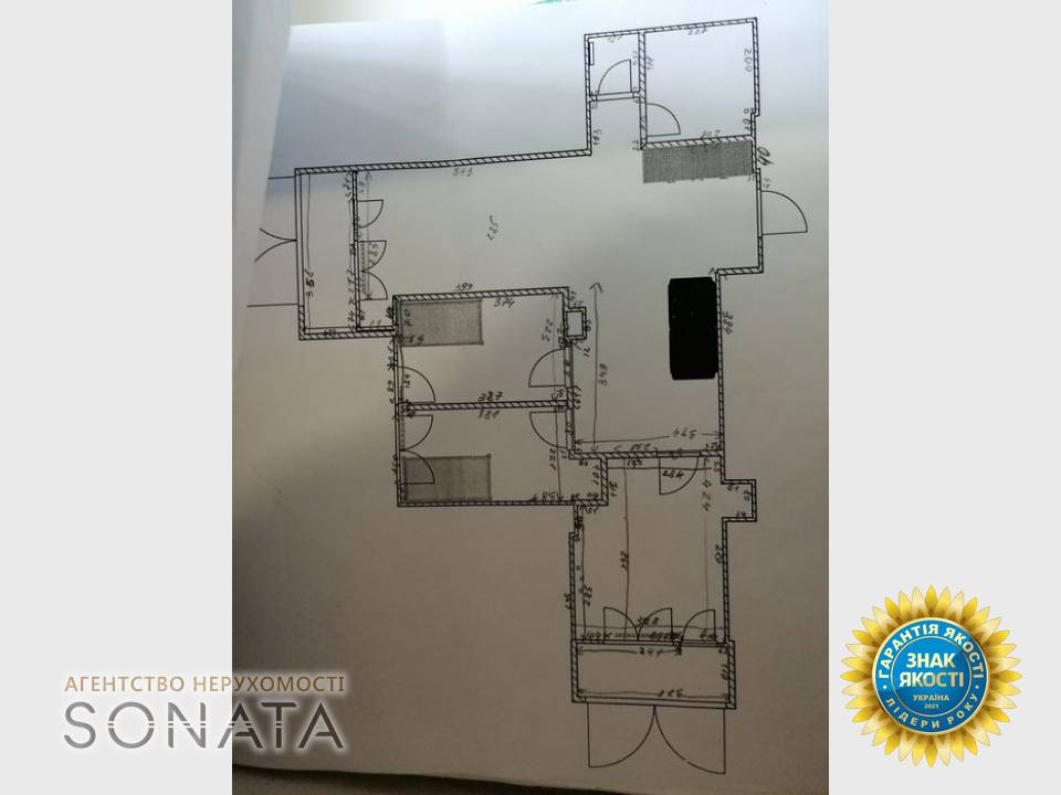 Продаж 3к Квартира 83 кв.м Гоголя, 302 Черкассы - изображение 11