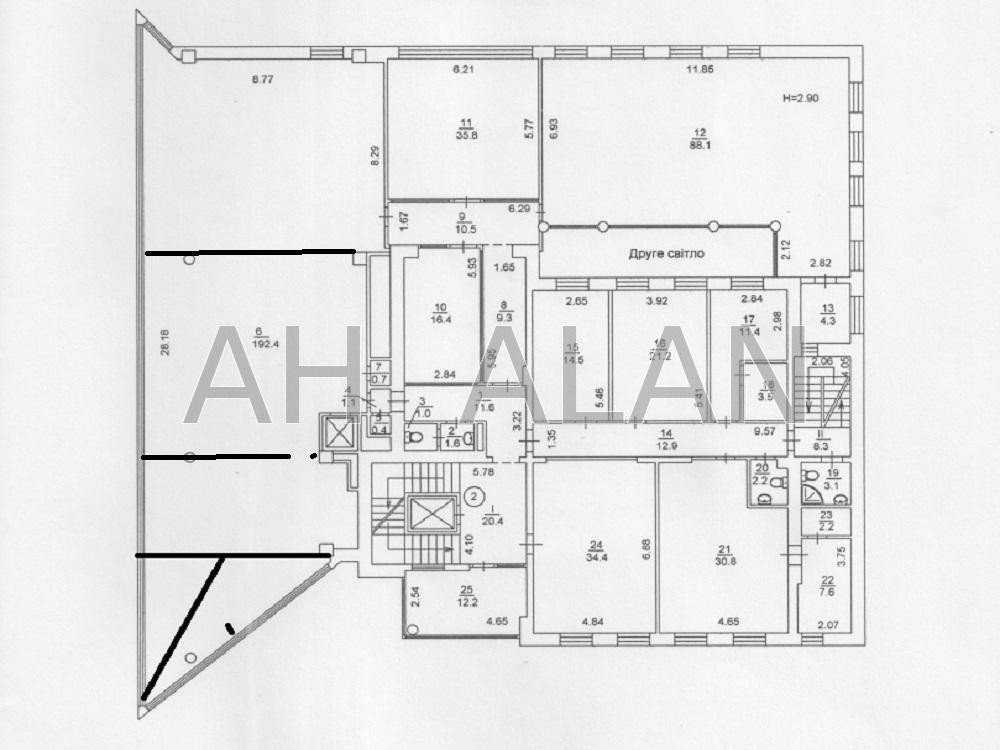 Оренда офісне приміщення на Володимирська вул., 77А приміщень - 5, поверх - 2/5 Київ - фото 13