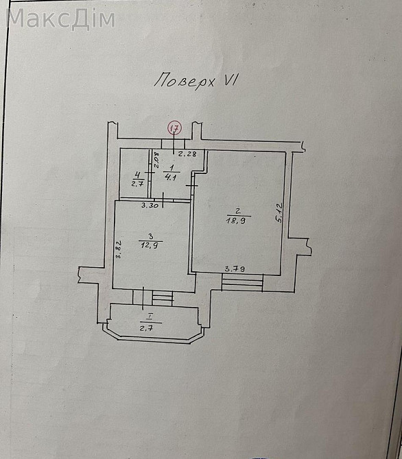 Продаж Квартира 3-кімнатна, 6/7 поверх на вул. Лозовецька Тернопіль - фото 20