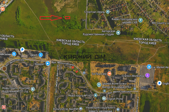 Продаж земельної ділянки 39 соток на вул. Пухівська Pohrebы