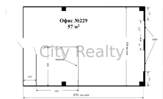 For rent Office Spaces area 57 sq.m floor 2 Kiev Вікентія Хвойкі 18/14 Kiev