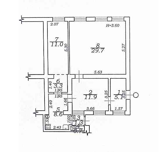 Продаж Квартира 3-кімнатна на ул. Дегтярная, 11 Одеса
