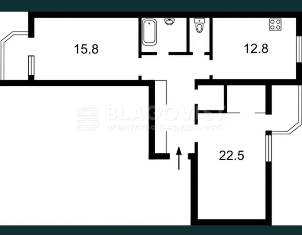 Оренда Квартира 2-кімнатна, 7/16 поверх на вул. Юлії Здановської, 54 Київ - фото 7