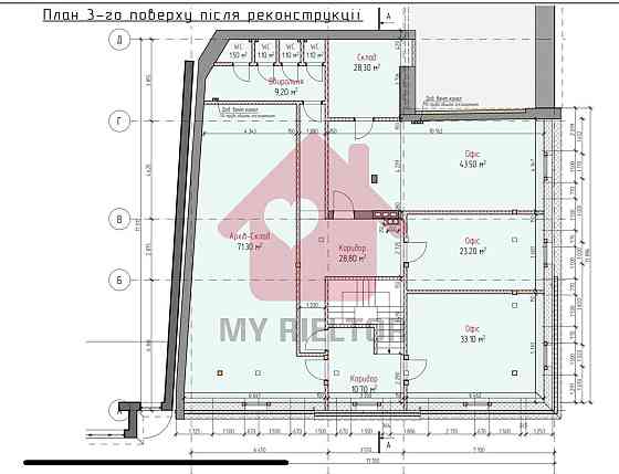 Оренда приміщення вільного призначення поверх - 3/3 Uzhhorod