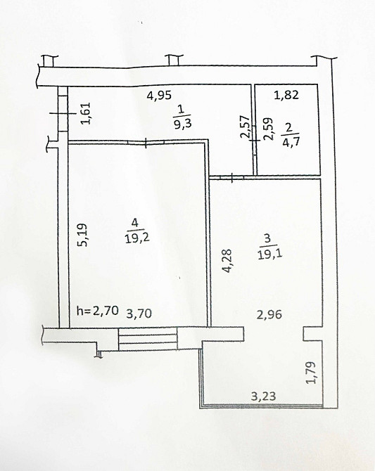 Продаж 1к Квартира 52 кв.м Тетерівський Бульвар Житомир - изображение 2