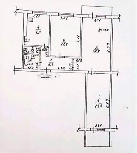 Продам трехкомнатную квартиру на Таирова 63 кв.м. Одесса - изображение 10
