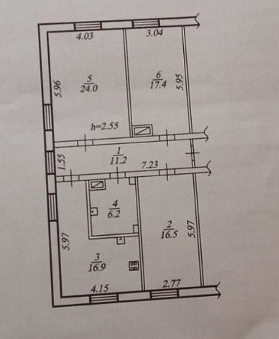 Продаж Квартира 3-кімнатна, 4/5 поверх на Осенняя ул., 4А Дніпро - фото 14