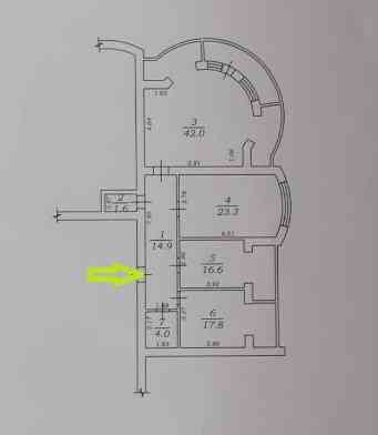 Продаж Квартира 3-кімнатна, 1/10 поверх на Зоопарковая улица Одесса