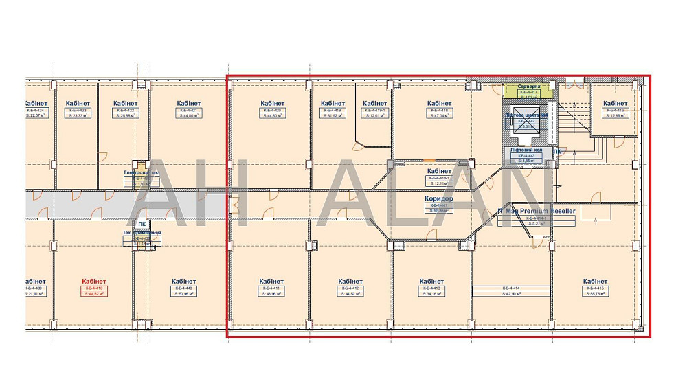 Оренда офісне приміщення на Хохлових Сім'ї вул., 15 поверх - 4/10 Київ - фото 6