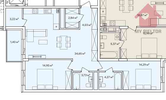 Продаж Квартира 2-кімнатна, 4/6 поверх на Бабяка, 56 Uzhhorod