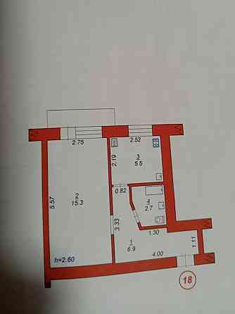 Продаж 1к Квартира 31 кв.м Новоівницьке Zhytomyr