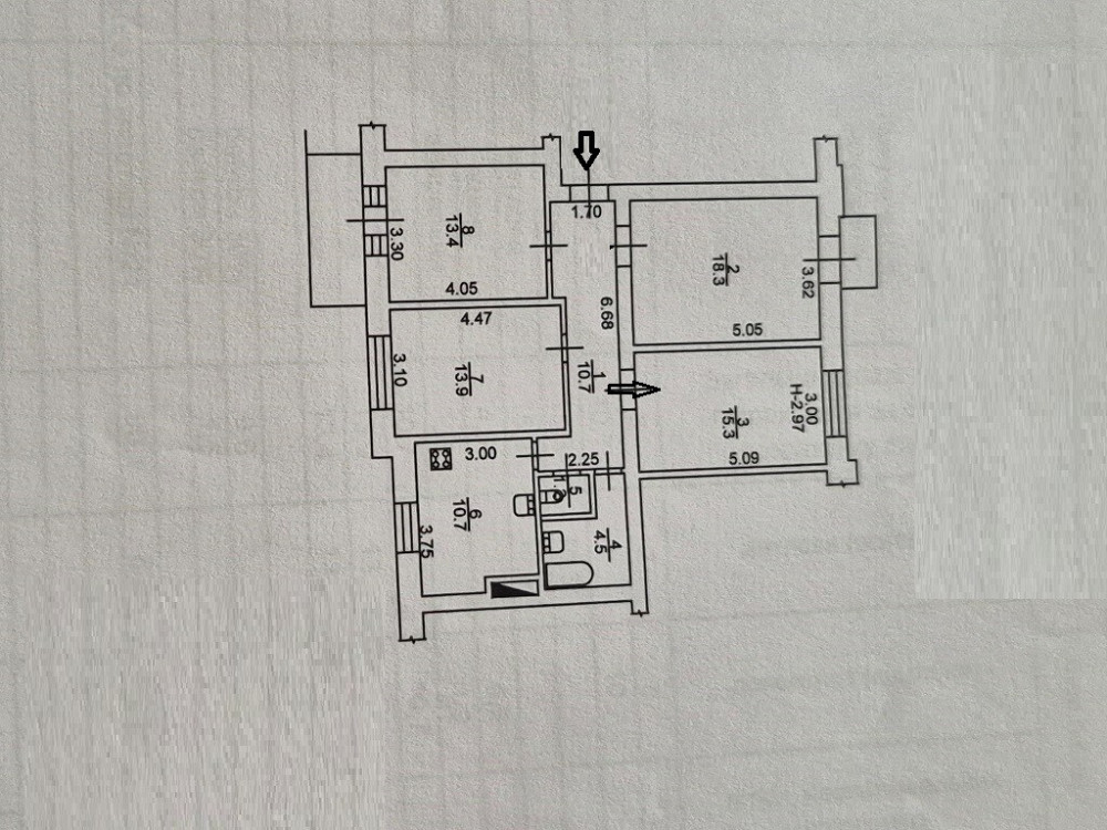 Оренда Квартира 1-кімнатна, 3/4 поверх на переулок Хорива, д.4 Kiev - photo 12