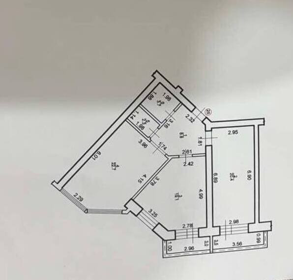 Продаж Квартира 2-кімнатна, 3/4 поверх Богородчани - фото 12